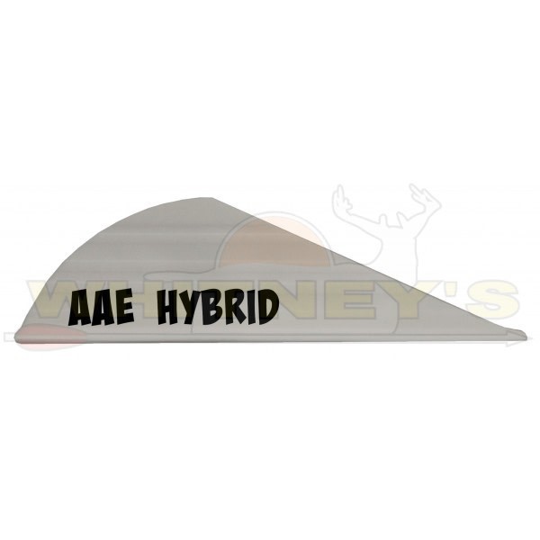 AAE Archery Hybrid HP Vanes - White - 50pk - HYHPWH50