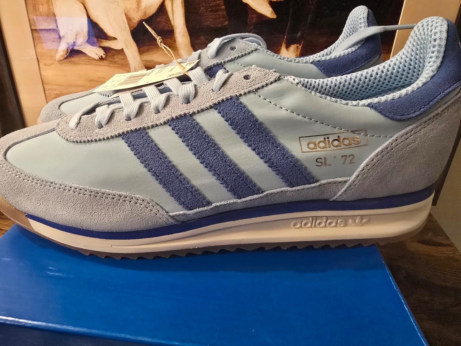 adidas Originals Sl 72 Rs Men's Casual Shoes Blue JH5099 Size 13 Sneakers NEW