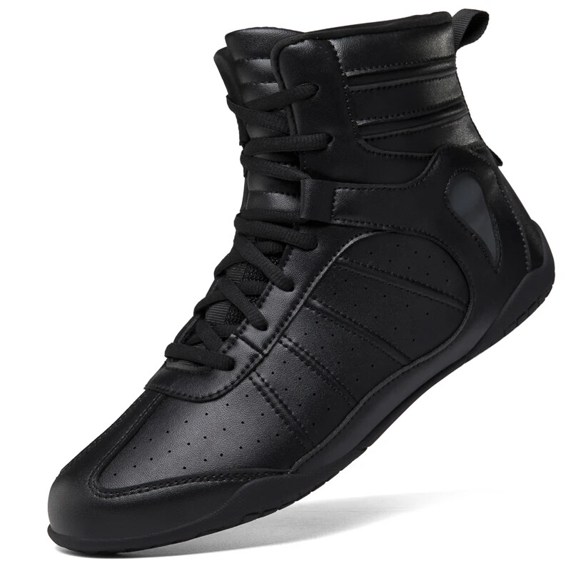 Professional Men Wrestling Boots High Top Training Shoes Combat Boxing Shoes