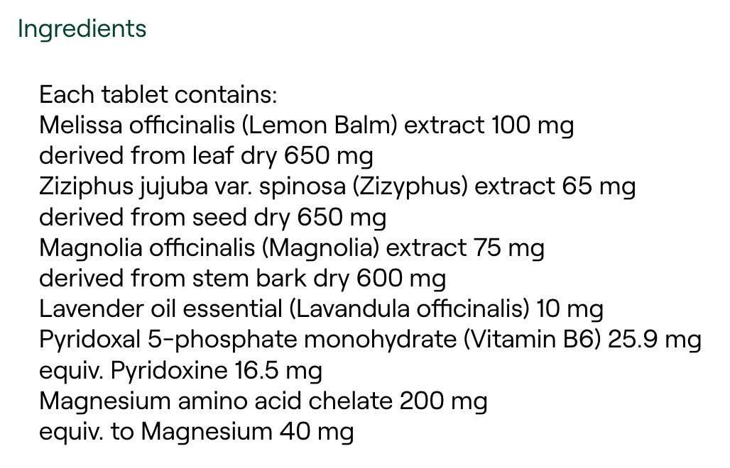 MediHerb NeuroSom 60 Tablets
