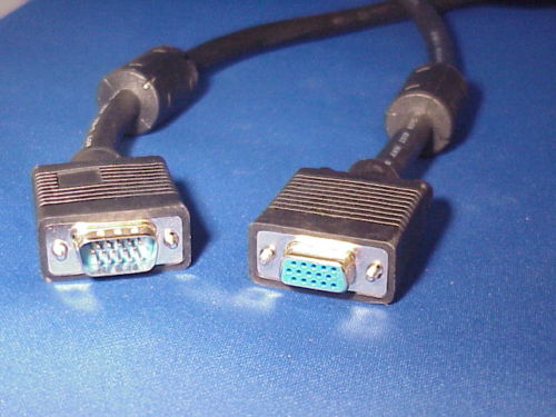 Super VGA cable Male to Female W/Ferrite core 75 feet