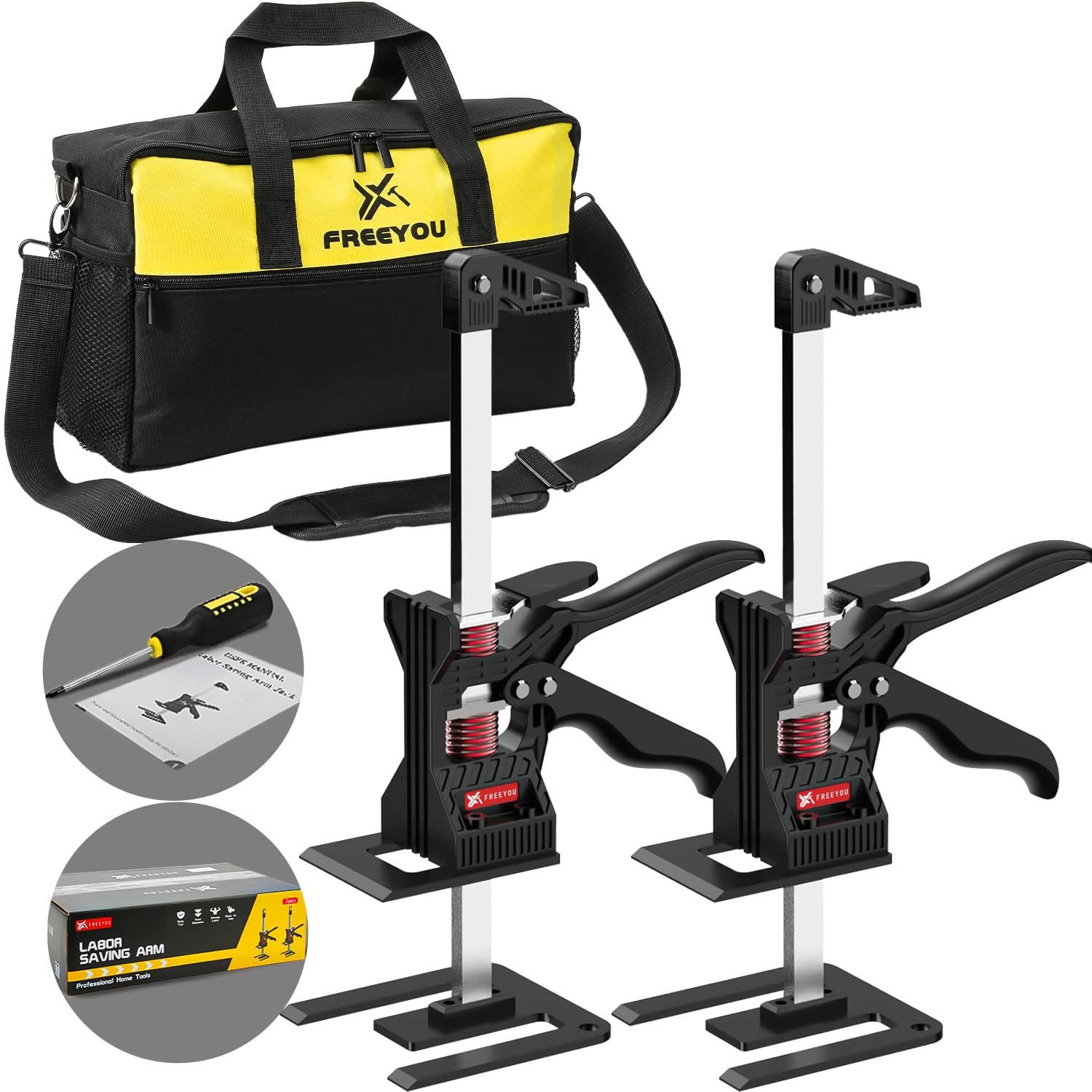Labor Saving Arm Jack 2-Pack Multi-Function Height Adjustment Lifting Device 13i