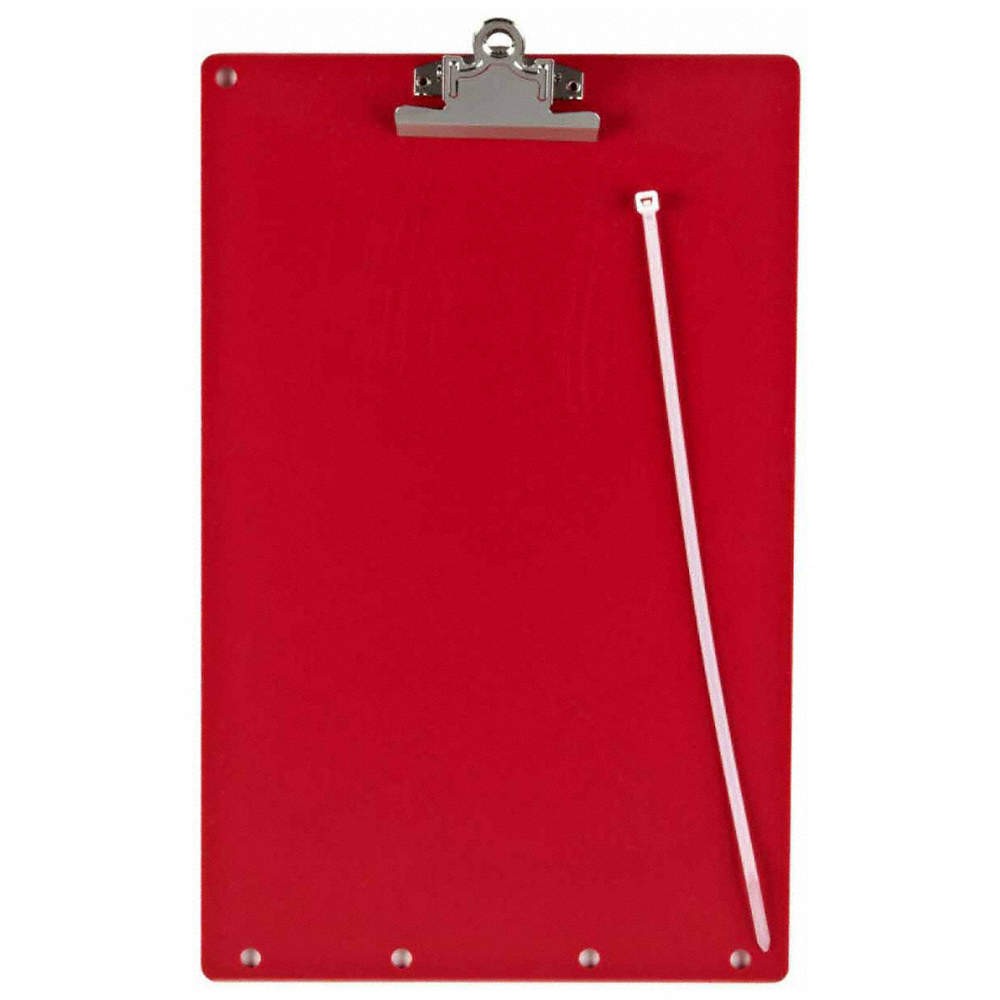 BRADY LOCB Lockout Clipboard,Red 5TB26