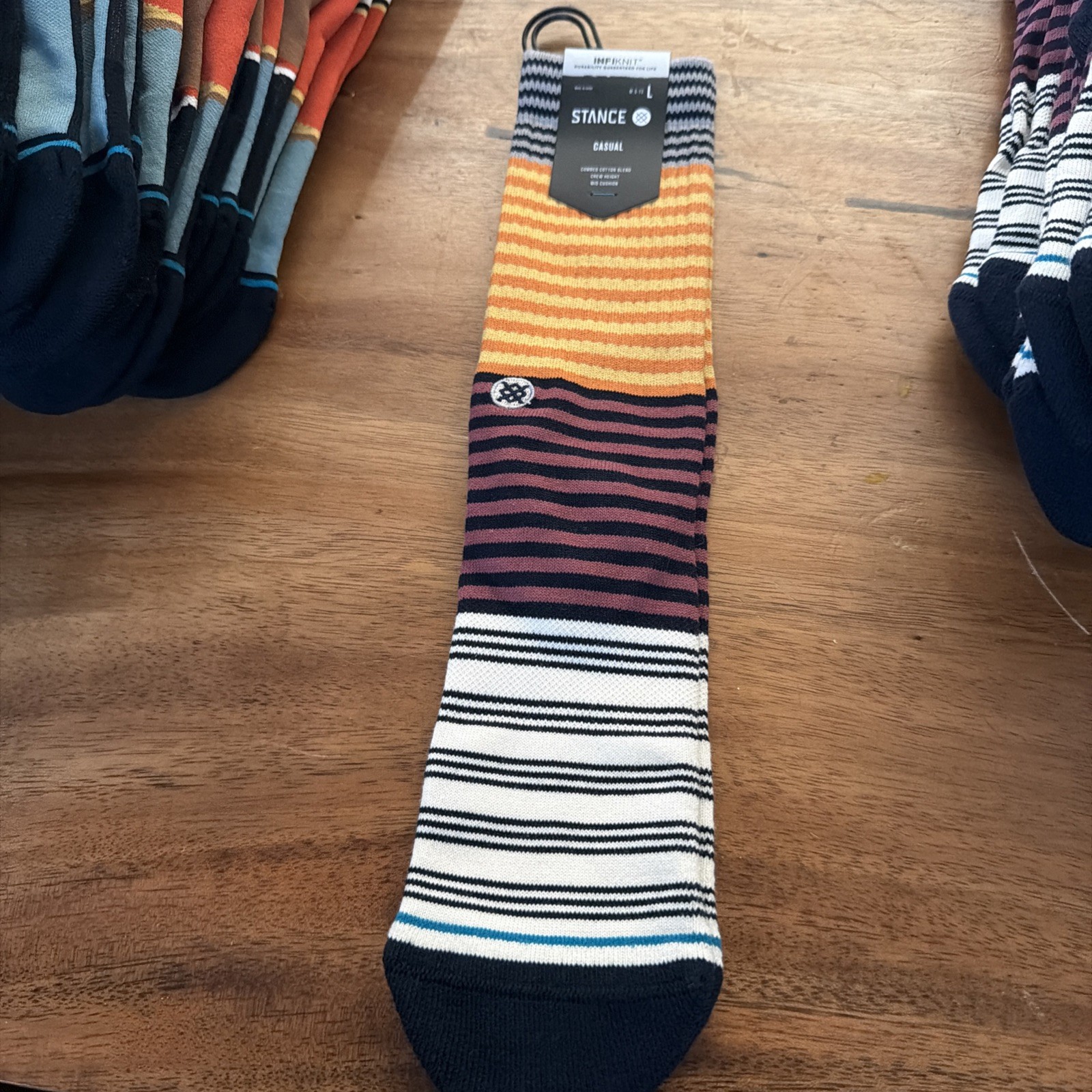 New Stance Crew Casual Infiniknit Men’s Large 9-13 Socks