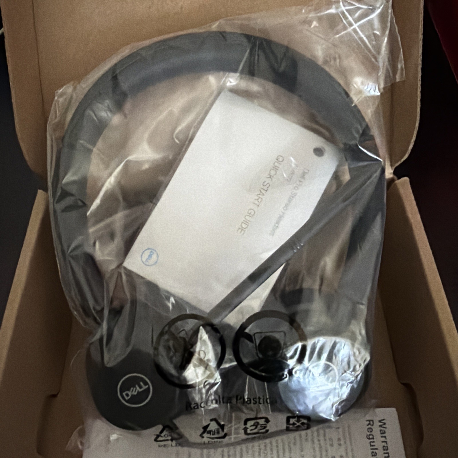 Dell Pro Stereo WH3022 Wired USB Headset - Black
