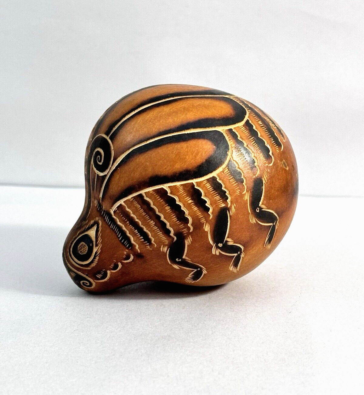 Hand Painted Peruvian Gourd Bee/Bug/insect