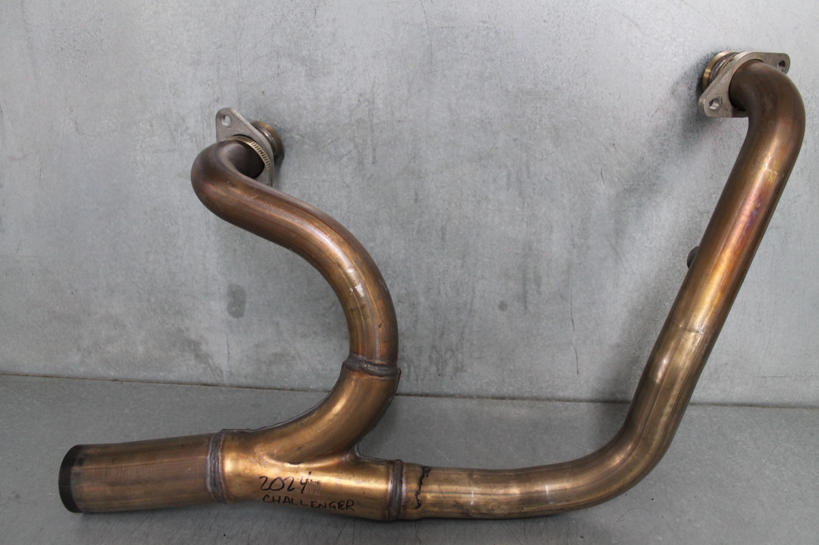 Indian 2024+ Challenger Pursuit Roadmaster Dark Horse Header Head Pipe 12263716