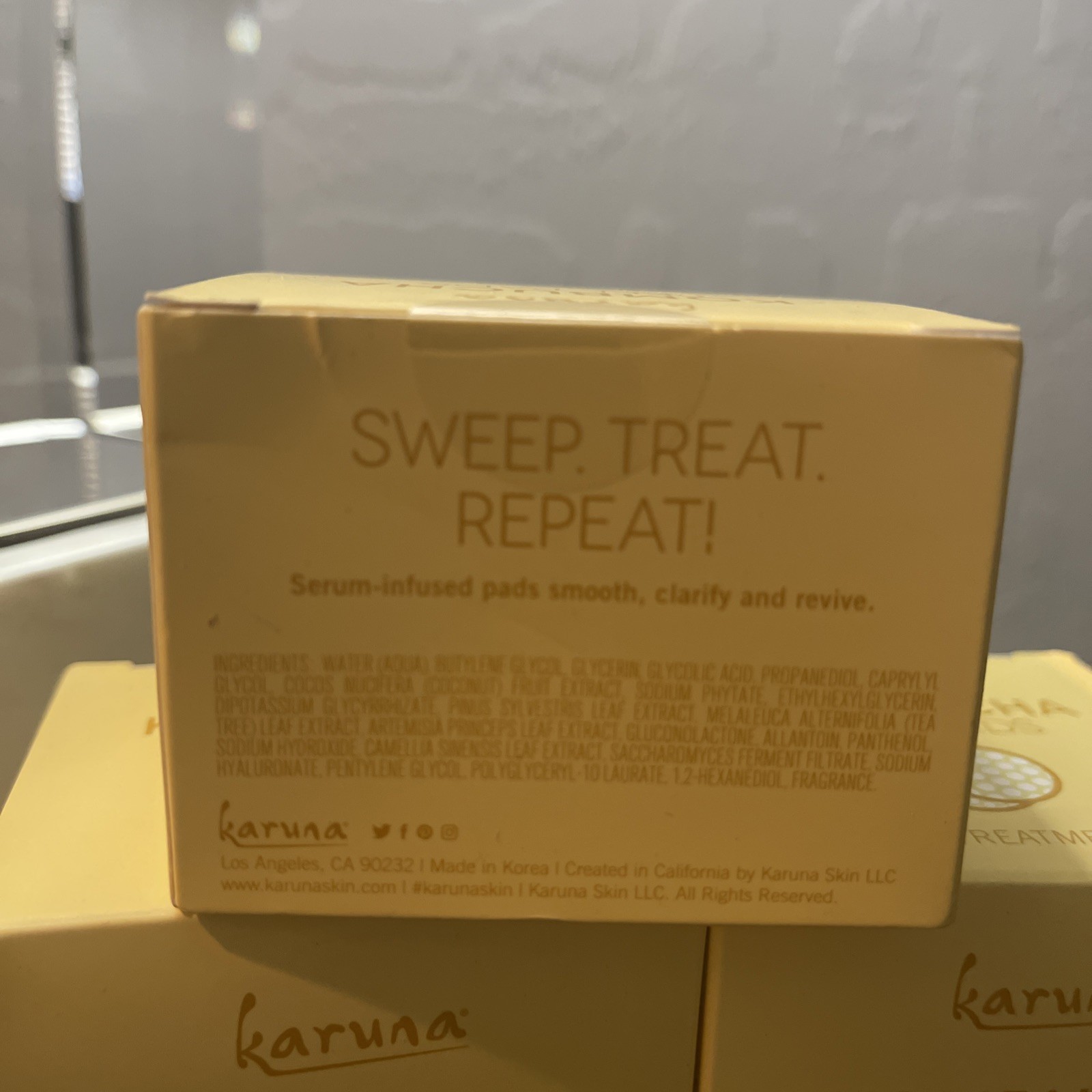 Karuna Kombucha Peel Pads Wipes Exfoliating Face Pads - 30 Count Brighten