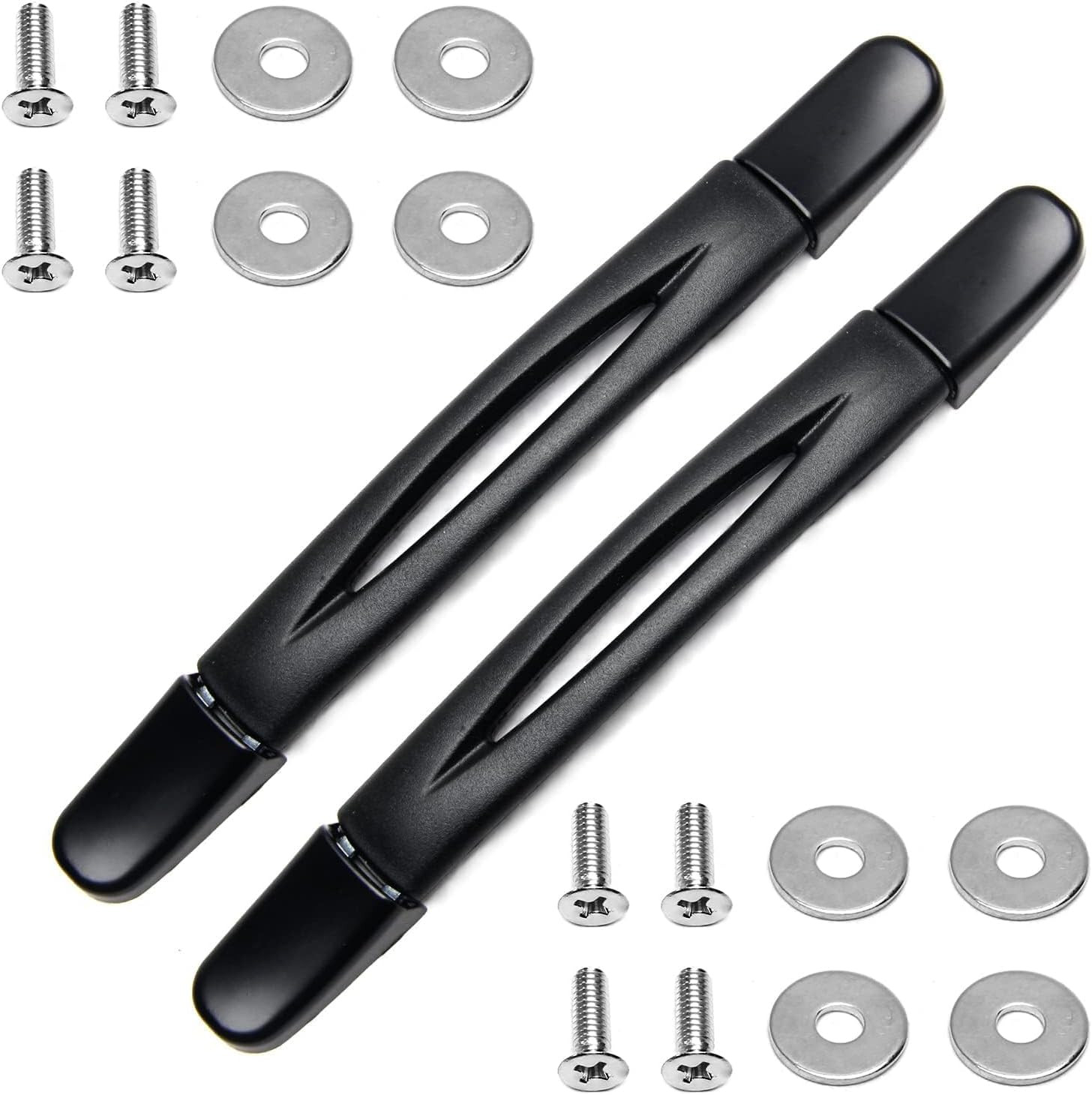 2Pcs Luggage Handle 9.06" X 0.98" (L X W) Plastic Pull Handle Grip Replacement 2