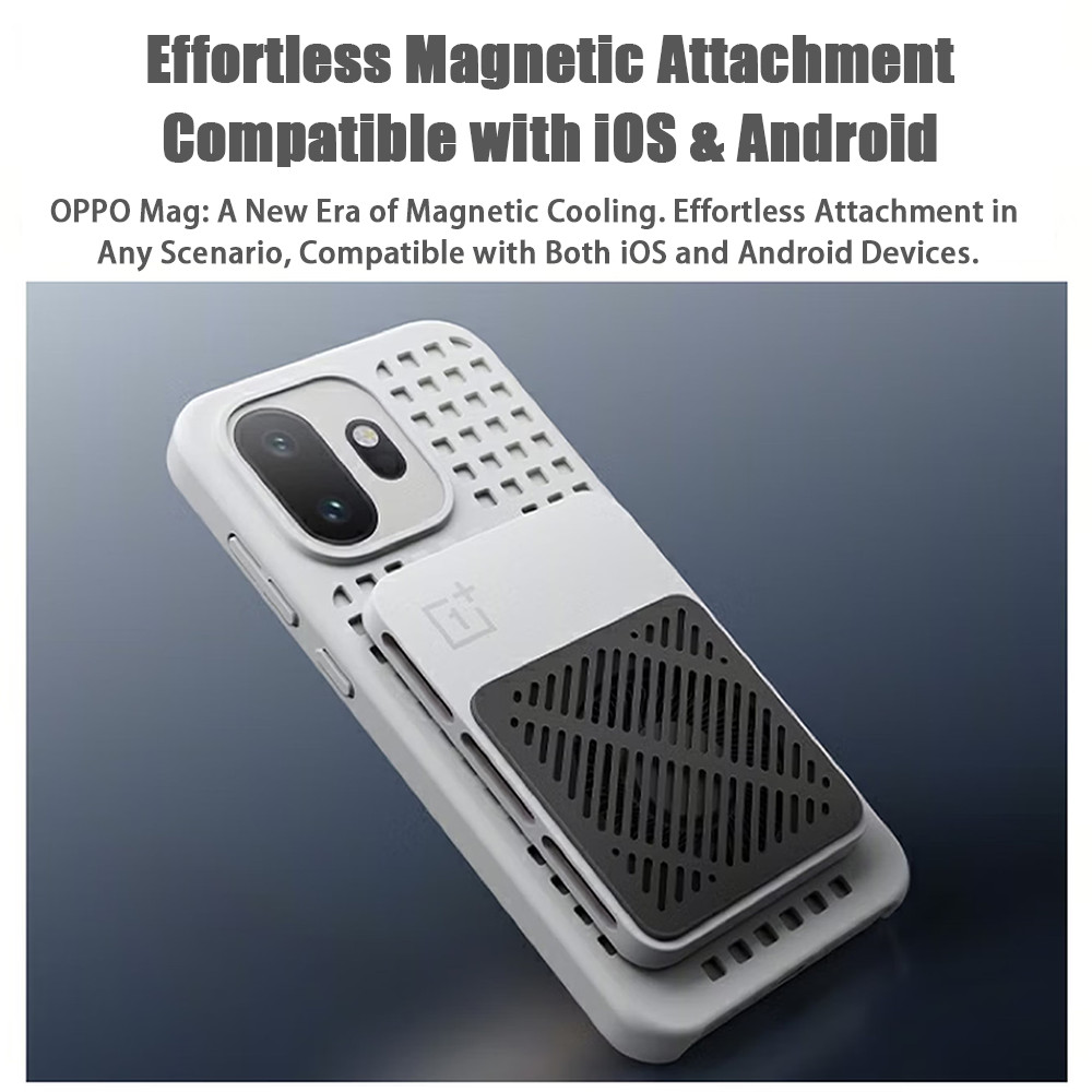 Original OnePlus Magnetic Cooler –9.8mm Ultra Thin, for OnePlus/ iPhone/ Android