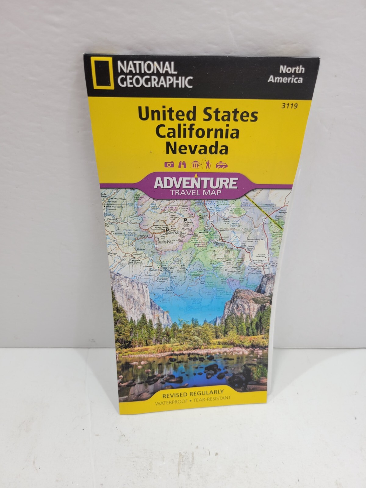 National Geographic United States, California & Nevada Adventure Travel Map