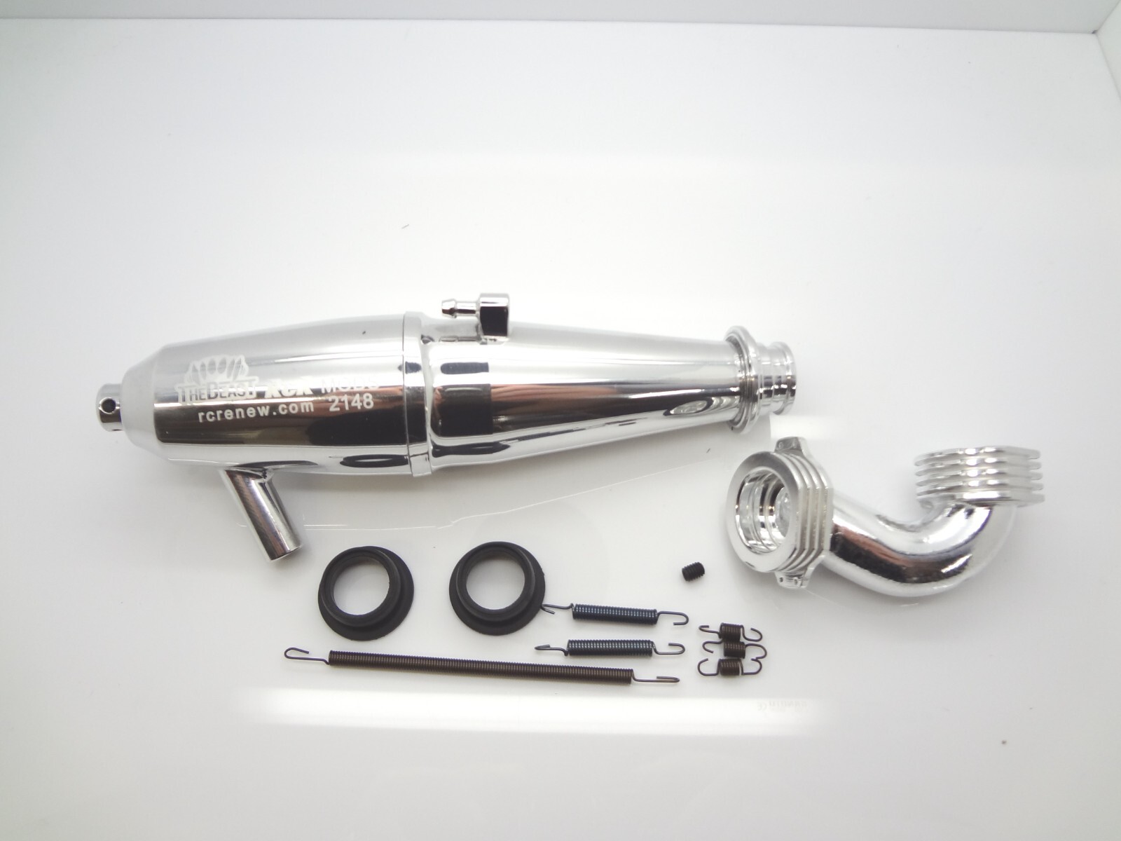 RCRENEW BEAST 2148R .21 .28 .32 nitro engine exhaust pipe 1/8 on Road