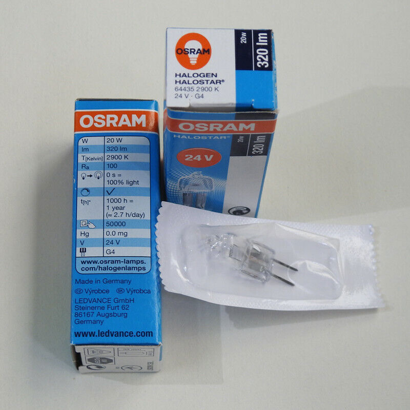 OSRAM 64435 24V20W G4 2900K bulb lamp