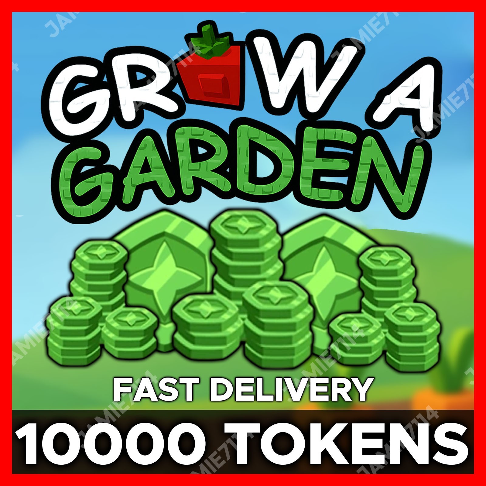 🪴Grow a Garden | 10,000 Tokens | CHEAPEST + FAST