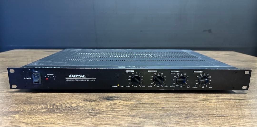 Bose 1200VI 4 Channel Power Amplifier Volume Adjustment Knobs
