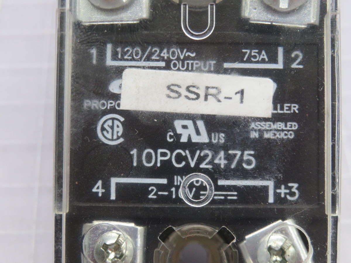 LOT OF 2 CRYDOM 10PCV2475 HIGH -PERFORMANCE PHASE ANGLE CONTROLLER T268419