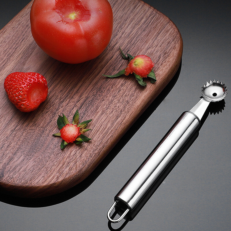 Fruit Pedicle Remover Strawberry Stem Remover Kitchen Gadgets Convenient Tools;