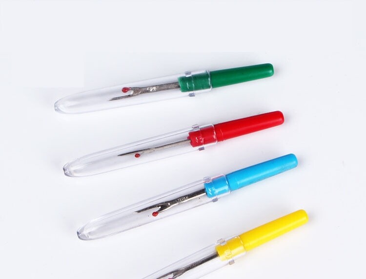 4X Stitch Ripper Plastic Handle Thread Seam Ripper Cutter Remover Sewing  Tool