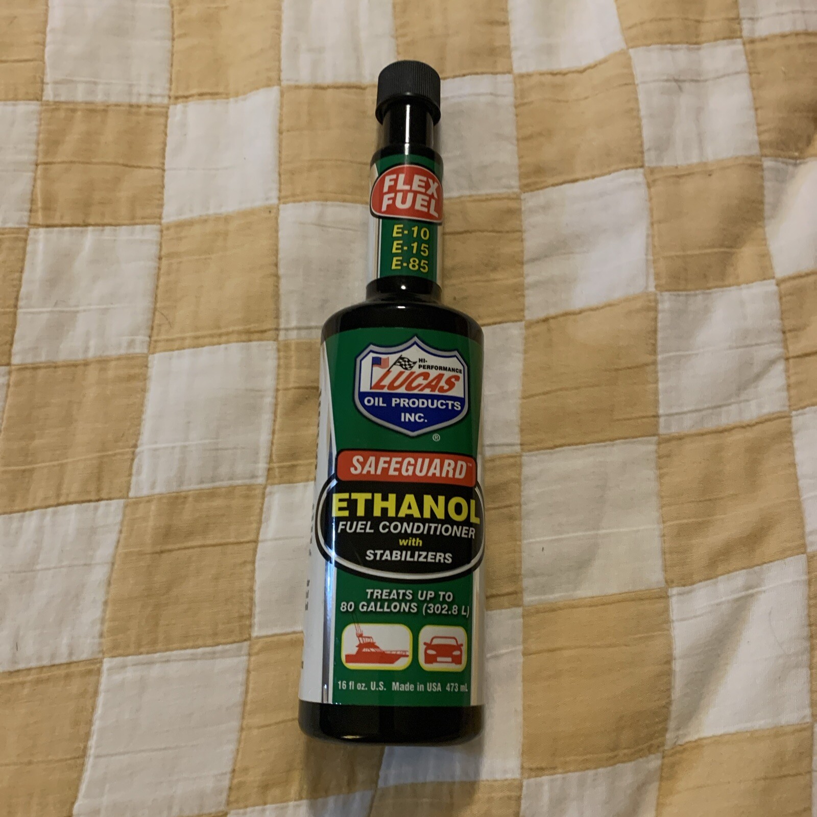 Lucas Oil Products Ethanol Fuel Treatment w/ Stabilizers Gas Reduces Effects16oz
