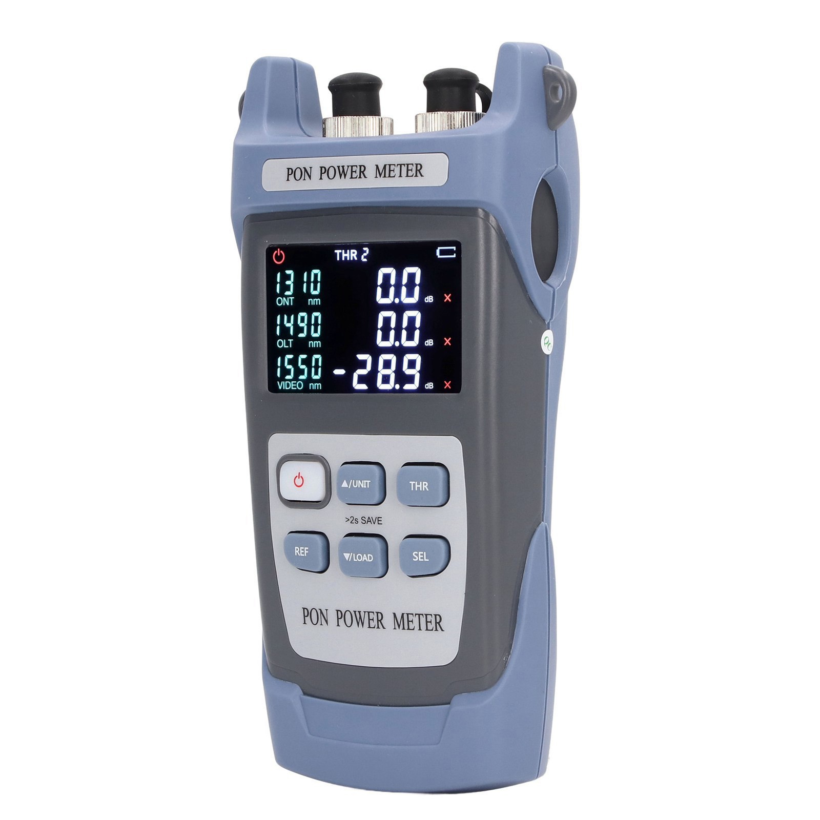 Digital Optical Fiber Power Meter Portable Data Storage Optic Cable Tester For E