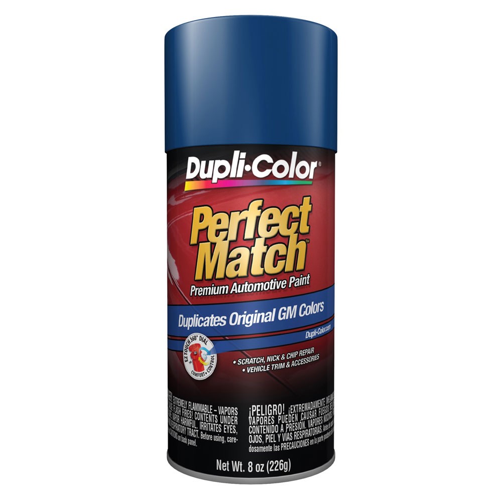 Duplicolor BGM0505, Perfect Match Aerosol Paint GM 28 WA352E, Metallic Navy Blue
