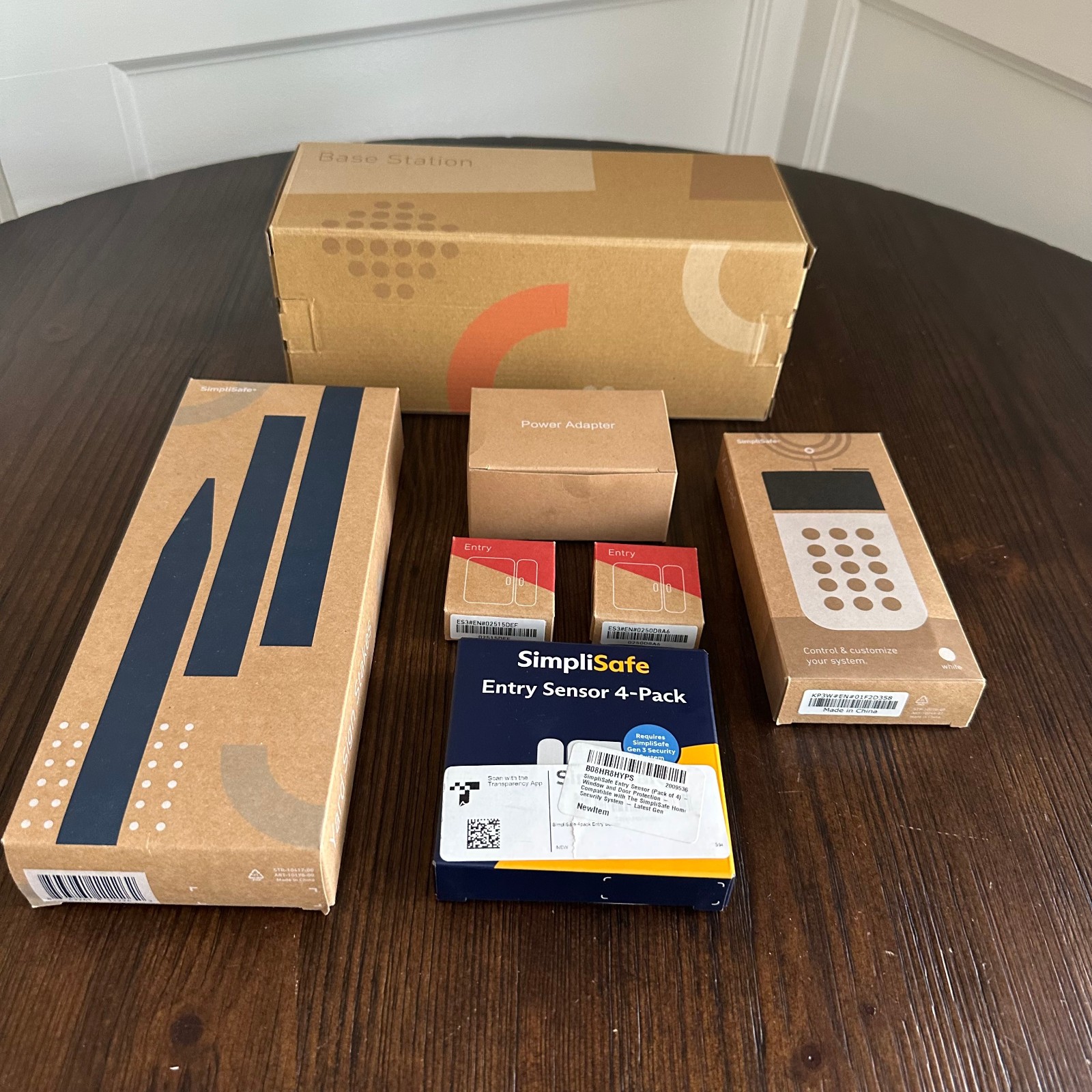 SimpliSafe Gen 3 Security System BS3W KP3W 6 Entry Sensors Wireless New OPEN BOX