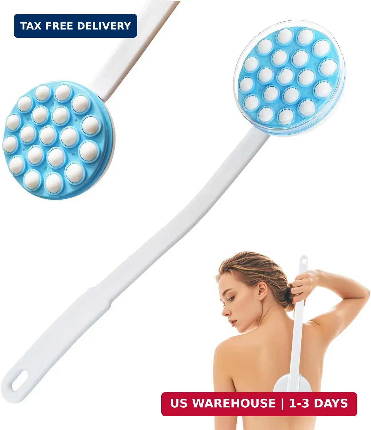 Lotion Applicator for Back - Back Lotion Applicator for Women Men Elderly - Curv