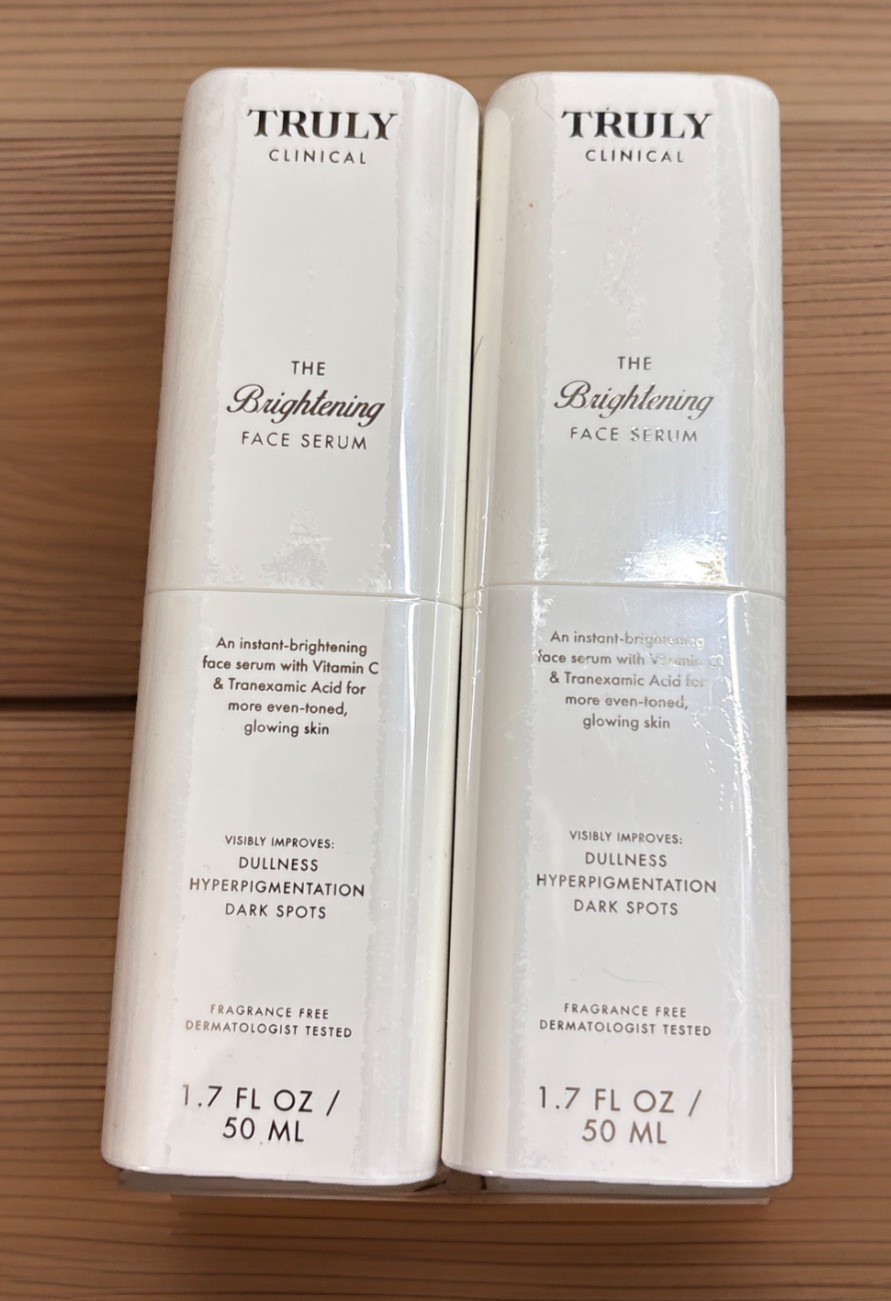 Truly Clinical the Brightening Face Serum 1.7 oz Exp 6/28 Two Pack!!