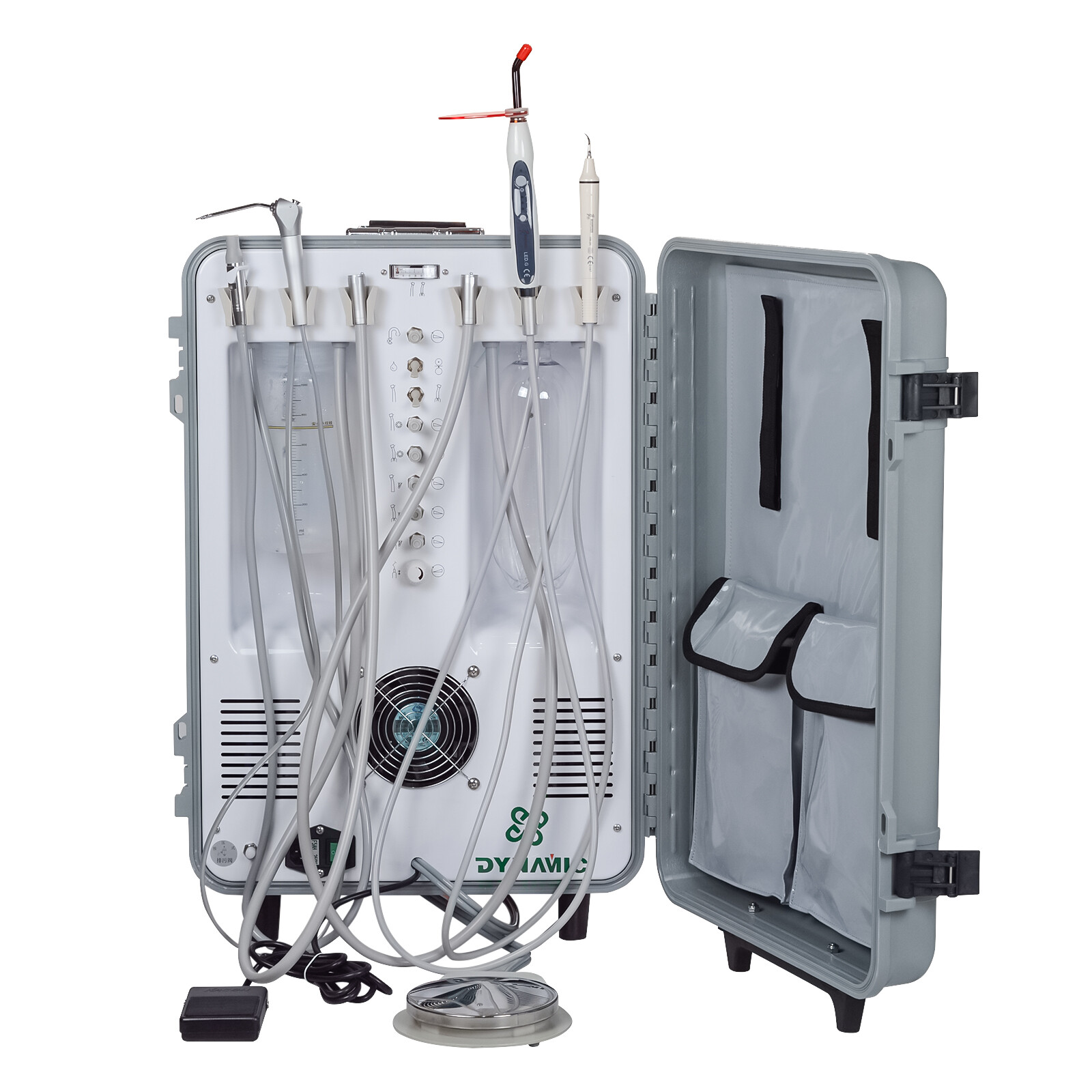 Dynamic 550W Mobile Dental Unit with Air Compressor Treatment Machine DU893