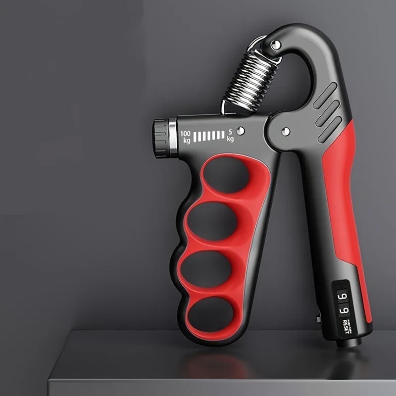 Adjustable Grip Strengthener 5-100KG Hand and Forearm Trainer with Counter