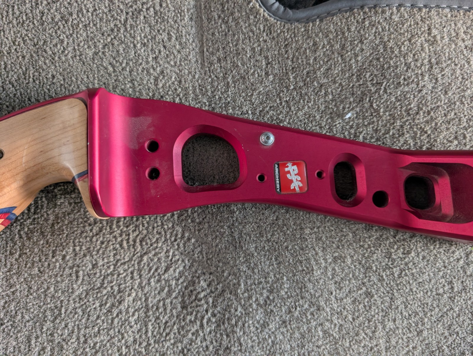 Pse Bare Bow Riser Red