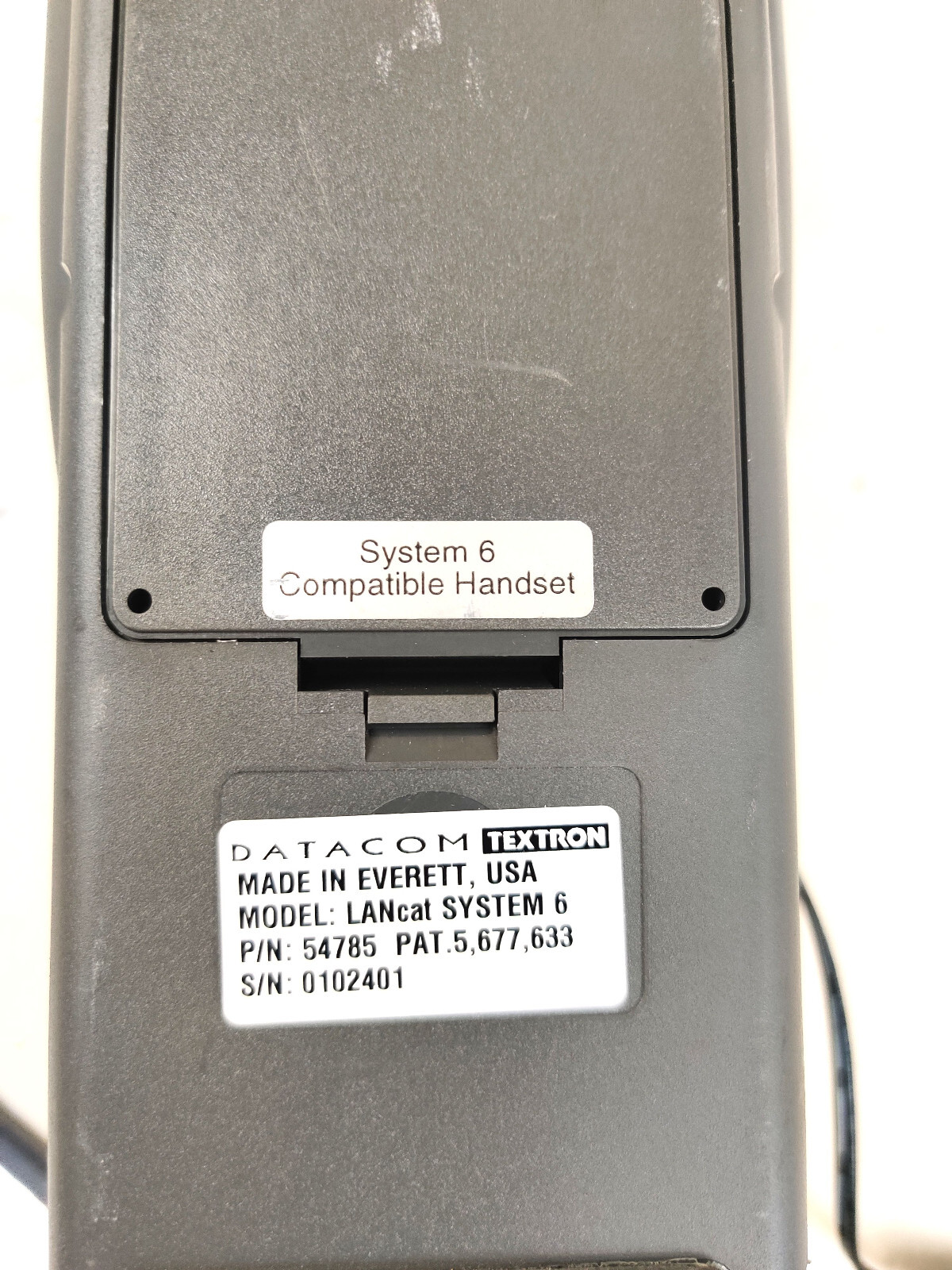 Datacom Technologies LANcat System 6 Cat 5 Cable Tester Analyzer