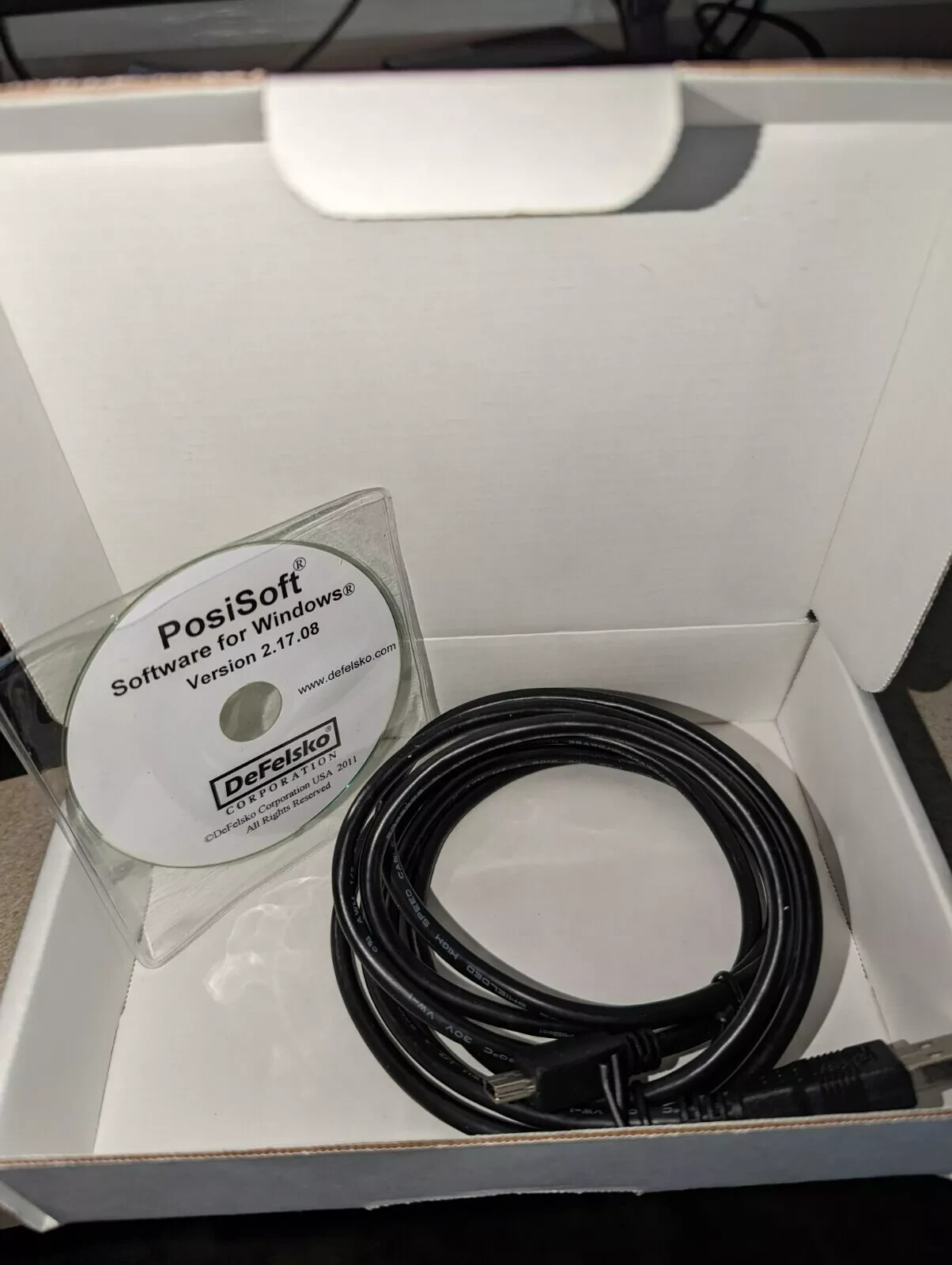 DeFelsko PosiSoft Software for Windows Version 2.17.08 and USB Cable