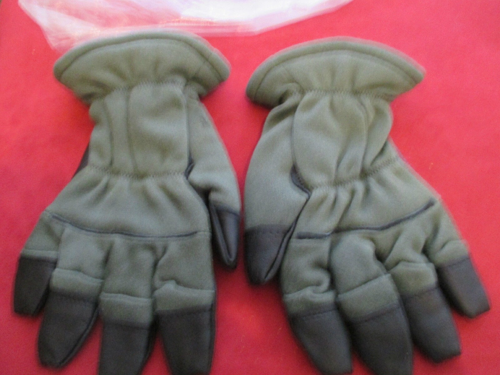 Cold Weather Flyer's Gloves Size 6 HAU-15/P Green Leather Army USGI NWT