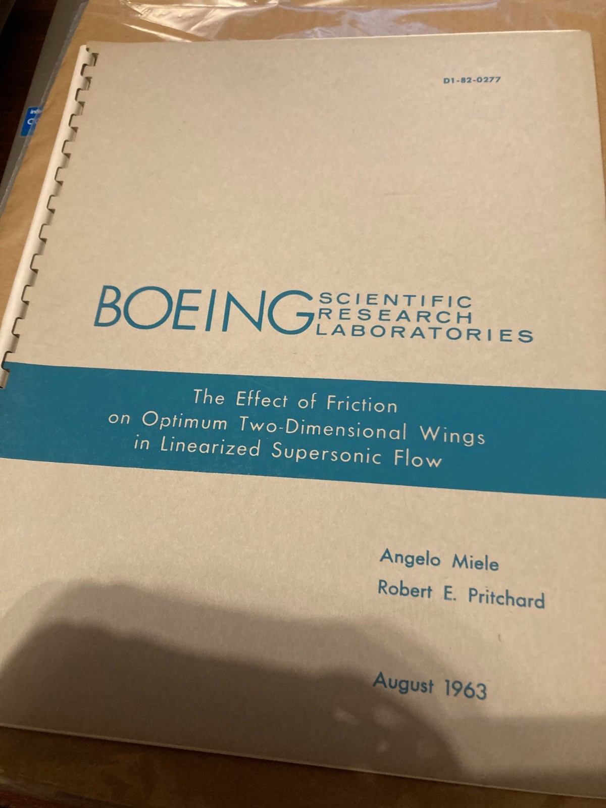 BOEING SUPERSONIC FLOW D1-82-0277  De Havilland Blue Streak ballistic missile