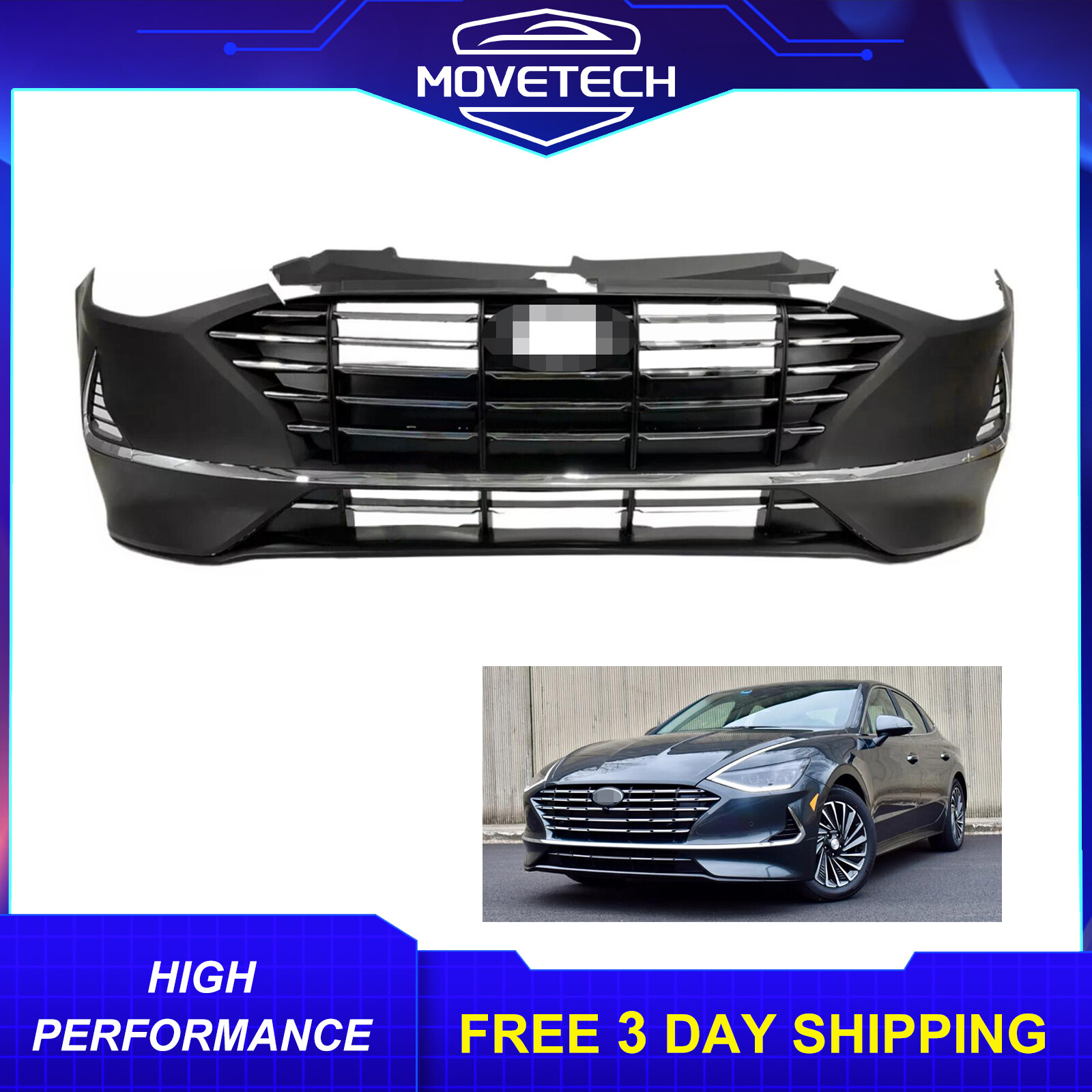 Complete Front Bumper Kits For 2020-2023 Hyundai Sonata SE HY1000241,USA Built