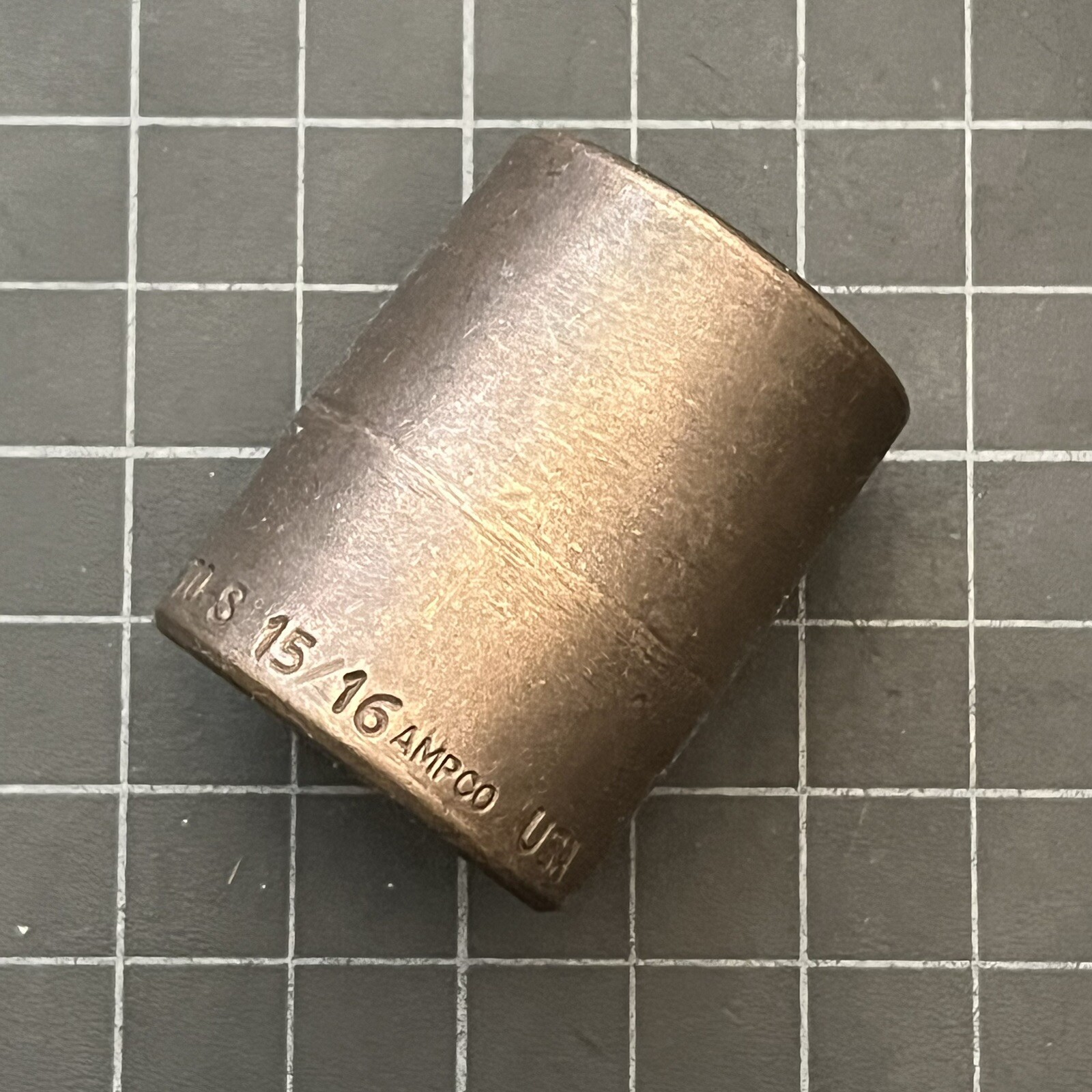 Ampco 1/2"-Drive 12-Point 15/16" Beryllium Copper Socket USA SAE W-270-S  NICE!