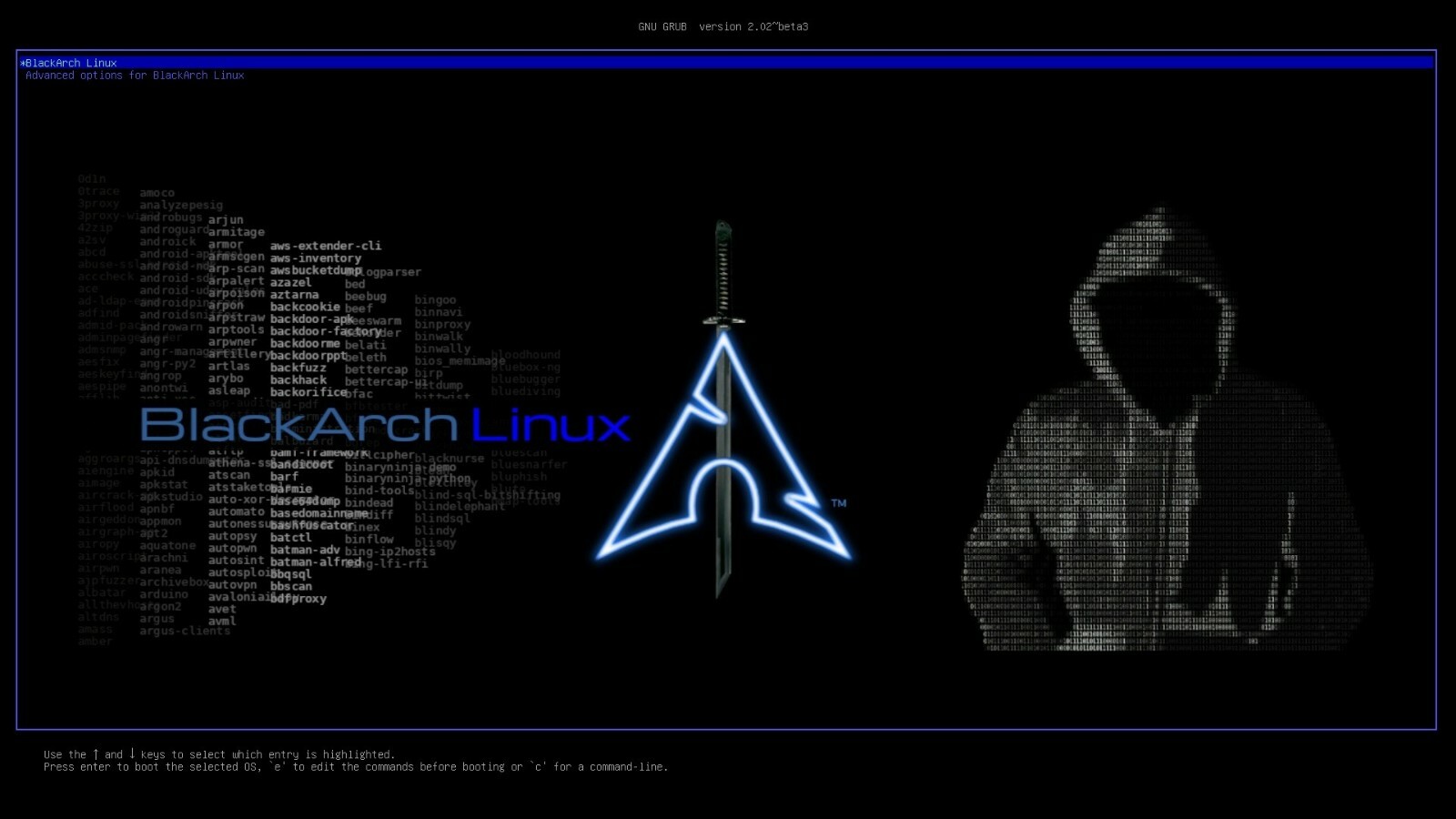 BLACKARCH LIVE USB - PRO HACKING OPERATING SYSTEM 2500+ TOOLS HACK ANY PC FIX!(