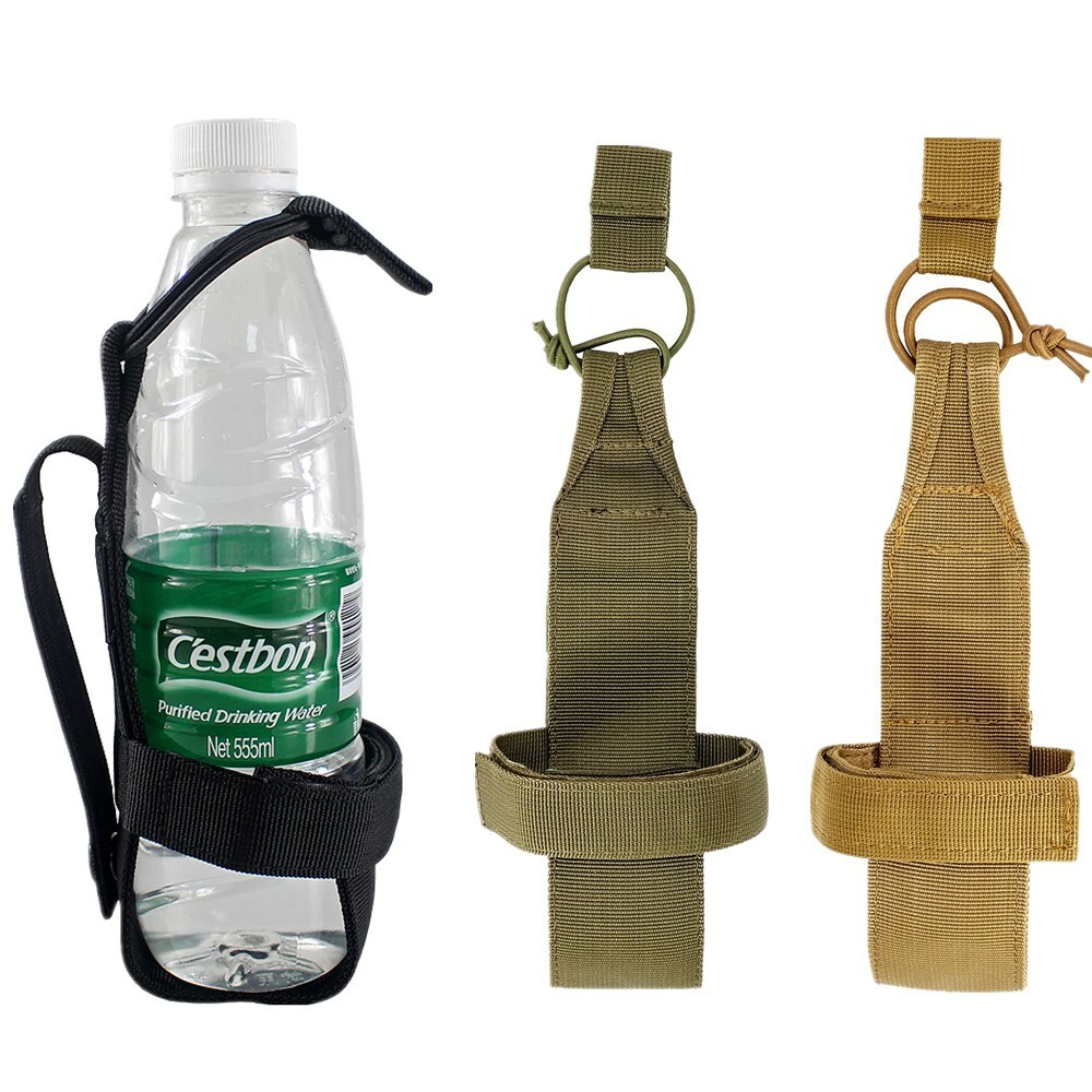 Tactical Hiking Camping Molle Water Bottle Holder Belt Carrier Pouch