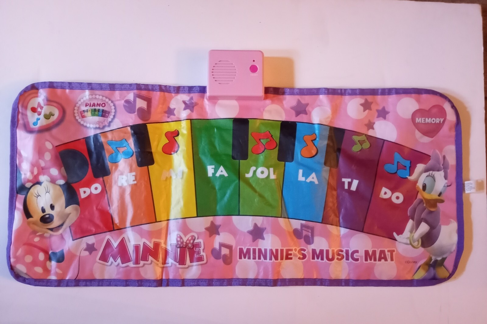 Disney Minnie Mouse Music Mat Needs 3 AA Battery ( Pre-Owned)