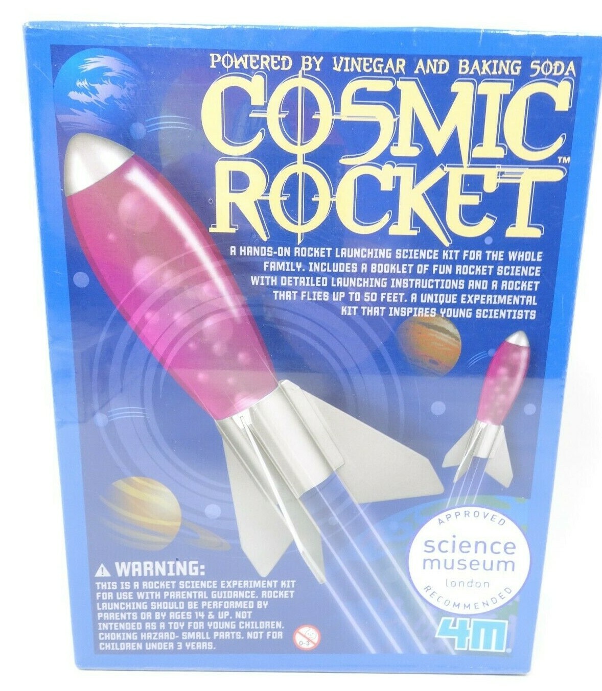 NIB Cosmic Rocket Science Kit Approved Science Museum London Factory Sealed