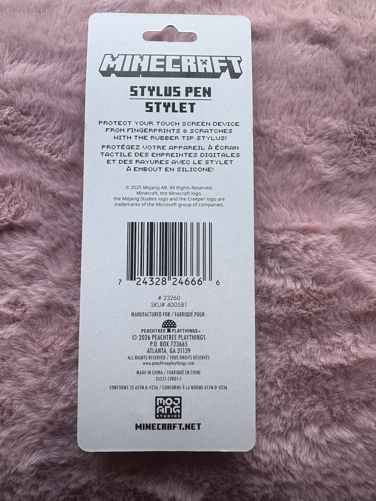 🎮 Minecraft Stylus Pen