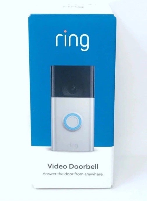 Ring Video Doorbell 2 Satin Nickel Wireless Battery WiFi 1080p HD 8VRASZ-SEN0