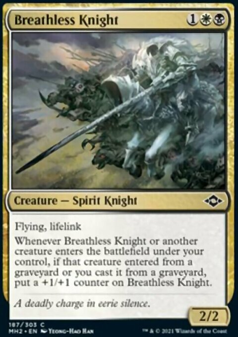 MTG Magic the Gathering Breathless Knight (187/632) Modern Horizons 2 LP