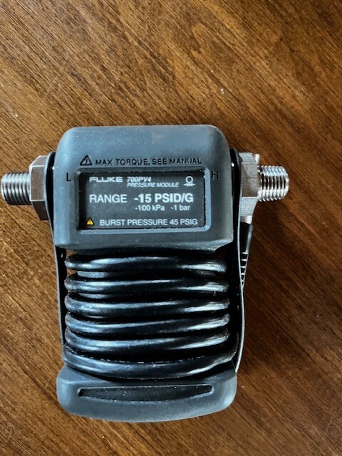 fluke pressure module