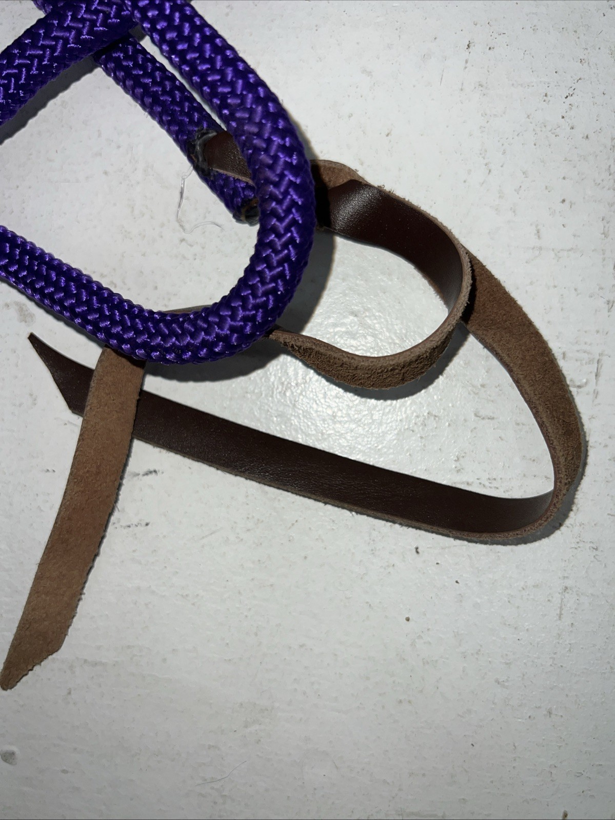 New Tough 1 Purple Heavy Cord Pocket Halter #50-1005 H-501