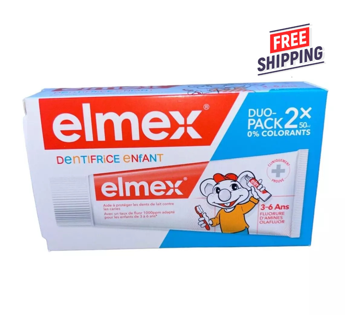 2 PACK  Elmex Kids For Ages 3 - 6 50ml EXP 02/2028