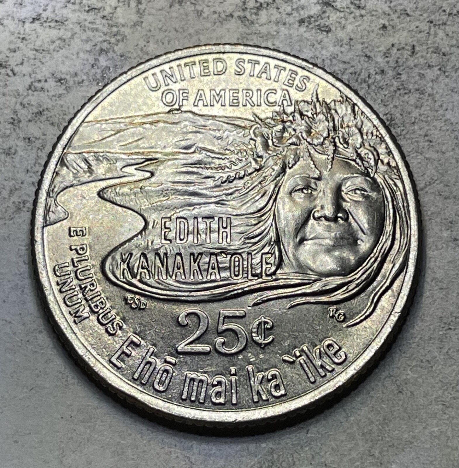 2023 P Edith Kanaka'ole Quarter with Obv and Rev Errors (#77450)