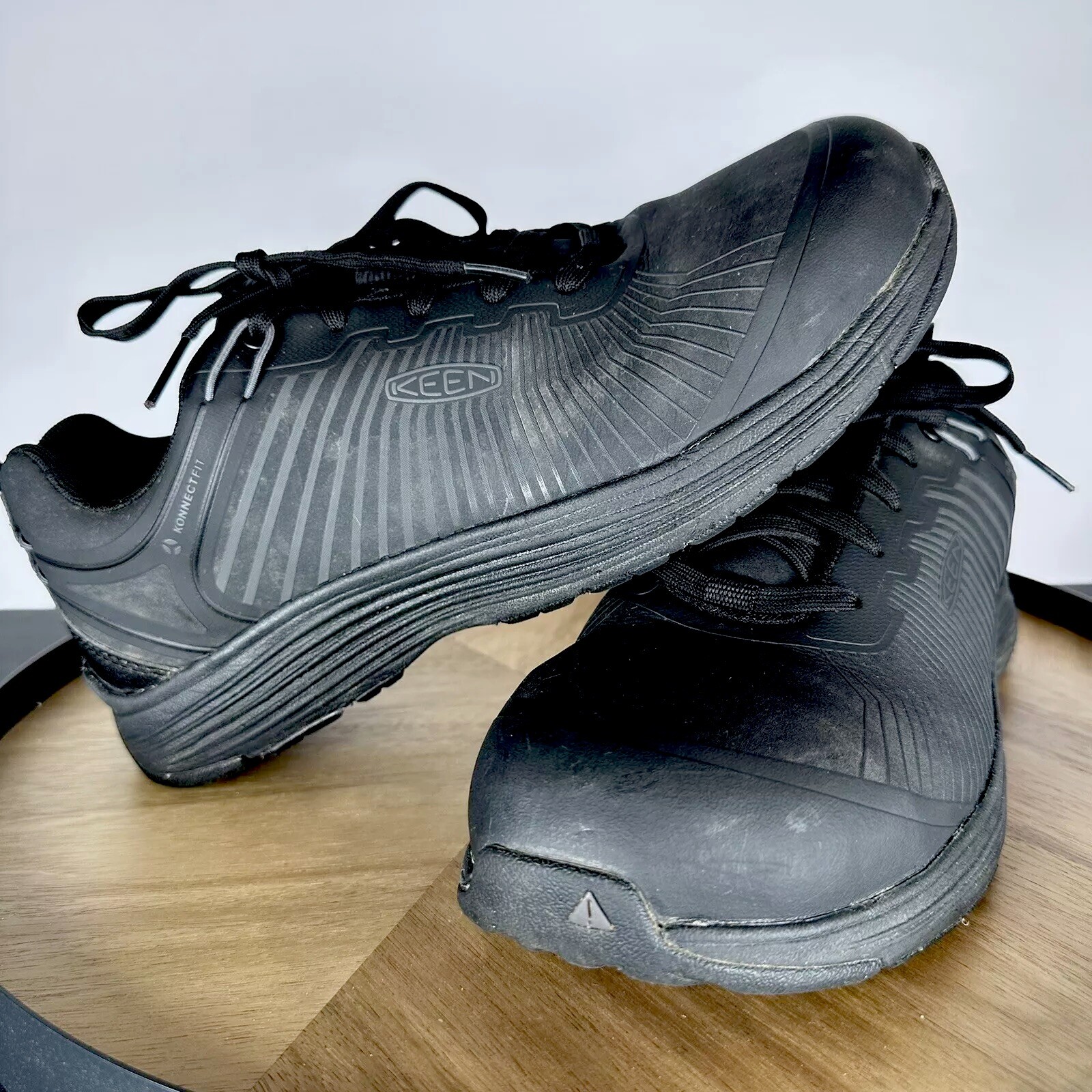 KEEN Sparta Aluminum Steel Toe Work Shoes Black US 10D Men's Utility Waterproof