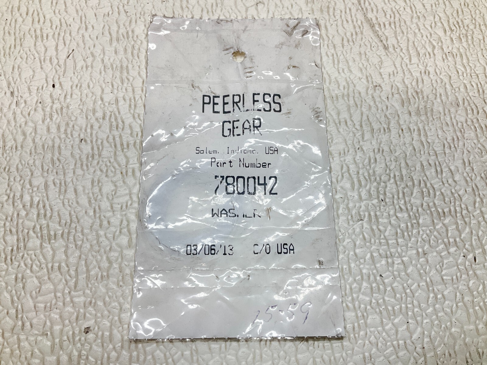 Peerless Gear 780042 Washer New (TSC)